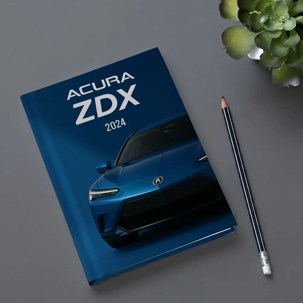 2024 Acura ZDX Blue Front View – Notebooks