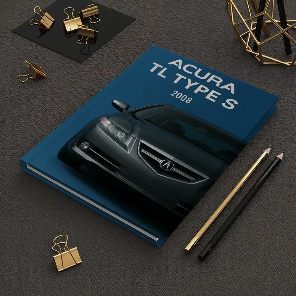 Acura TL Type S Blue Background – Notebooks