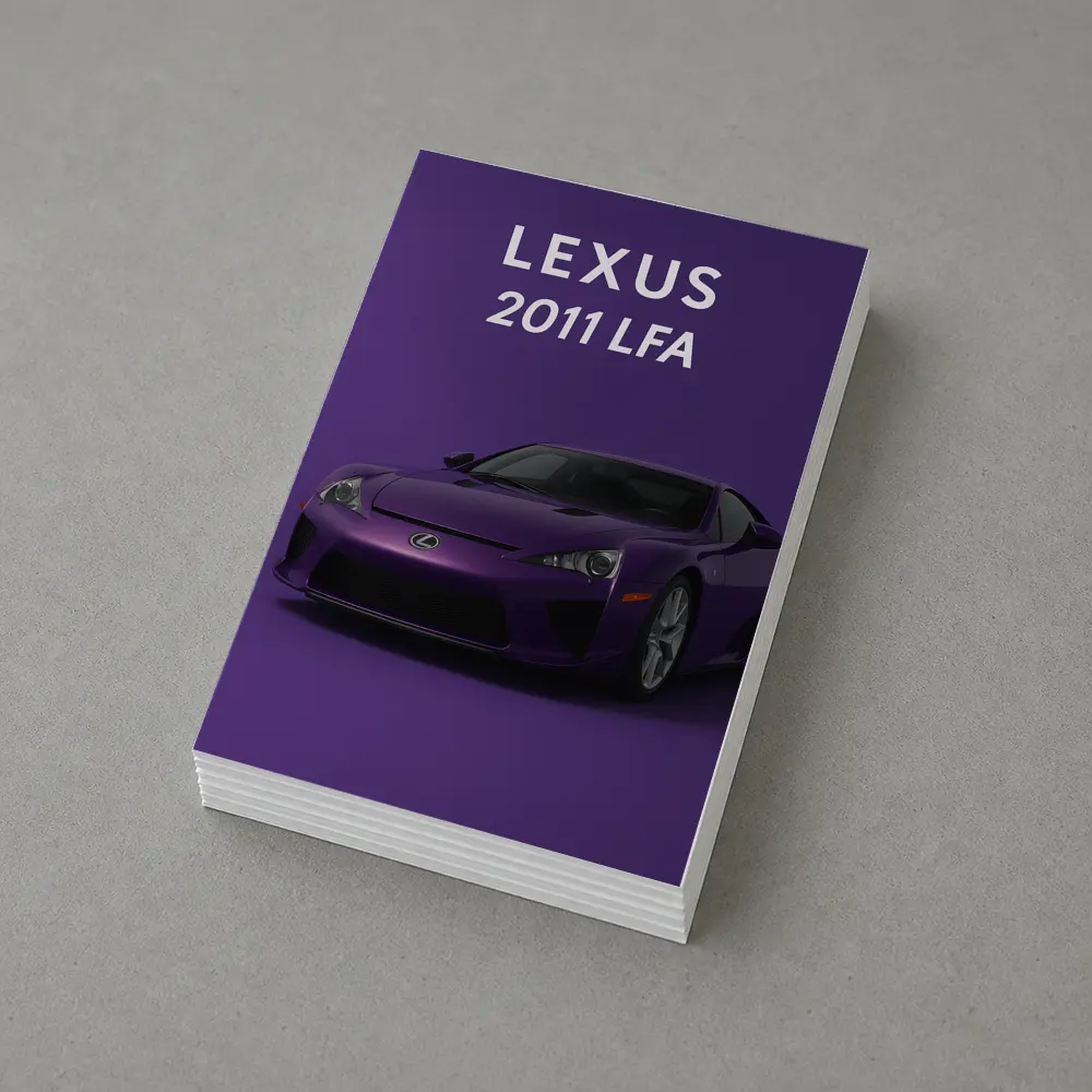 Lexus LFA Purple Sports Car Art Print – Postcards