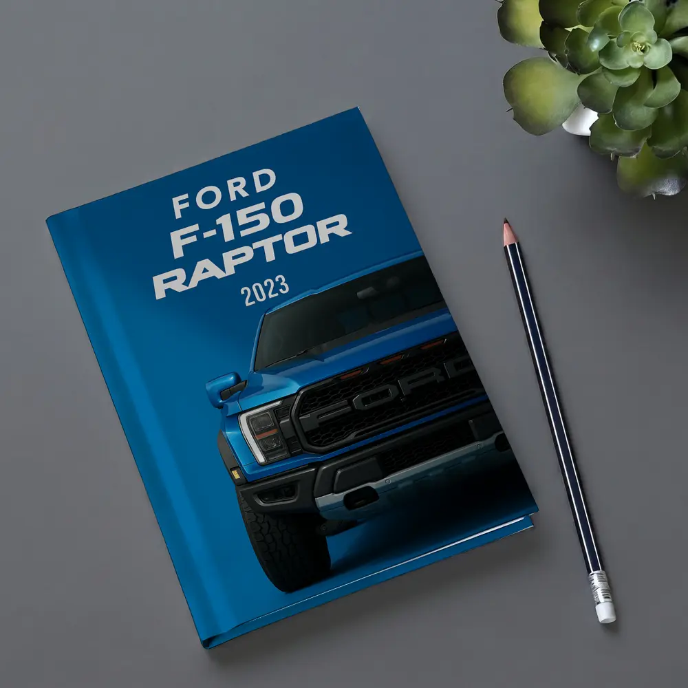 Ford F-150 Raptor 2023 Blue Front – Notebooks