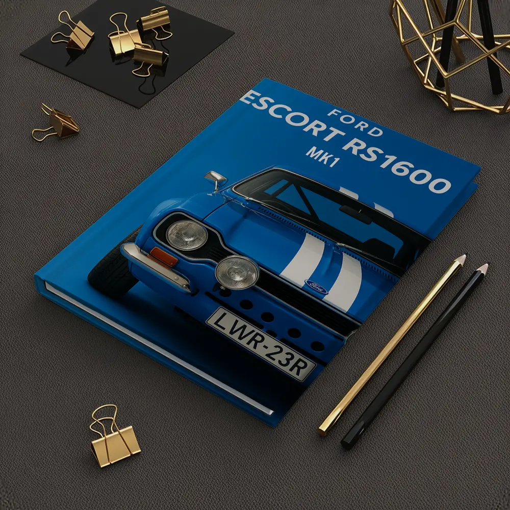 Ford Escort RS1600 MK1 Blue Art – Notebooks
