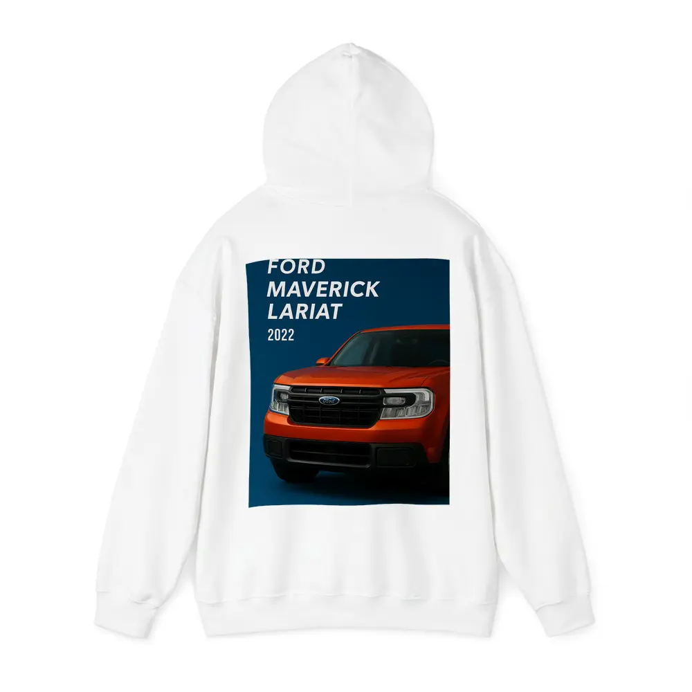 2022 Ford Maverick Lariat Orange Front View – Hoodies