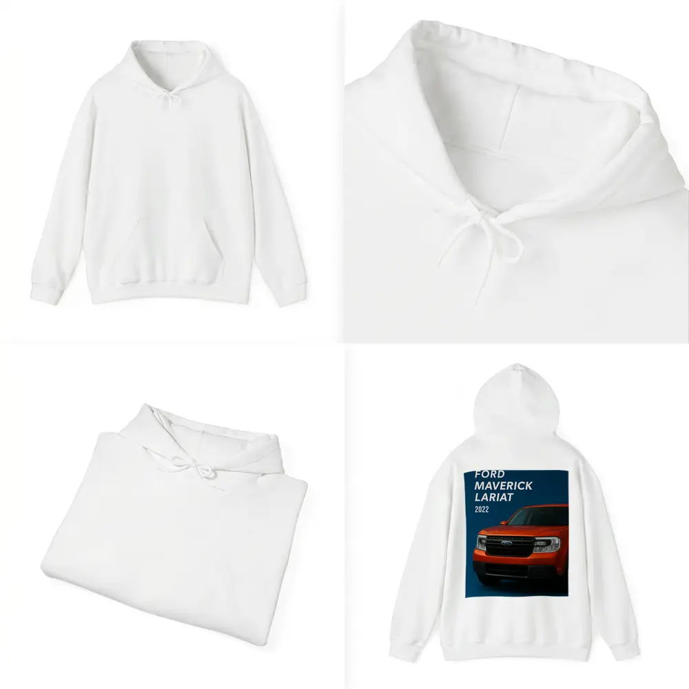 2022 Ford Maverick Lariat Orange Front View – Hoodies