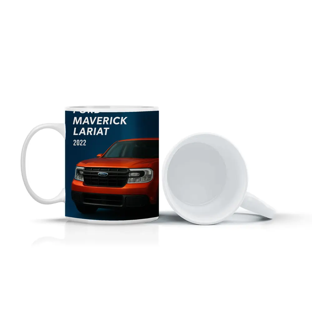 2022 Ford Maverick Lariat Orange Front View – Mugs