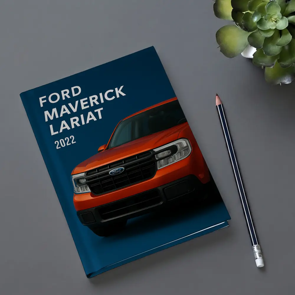 2022 Ford Maverick Lariat Orange Front View – Notebooks