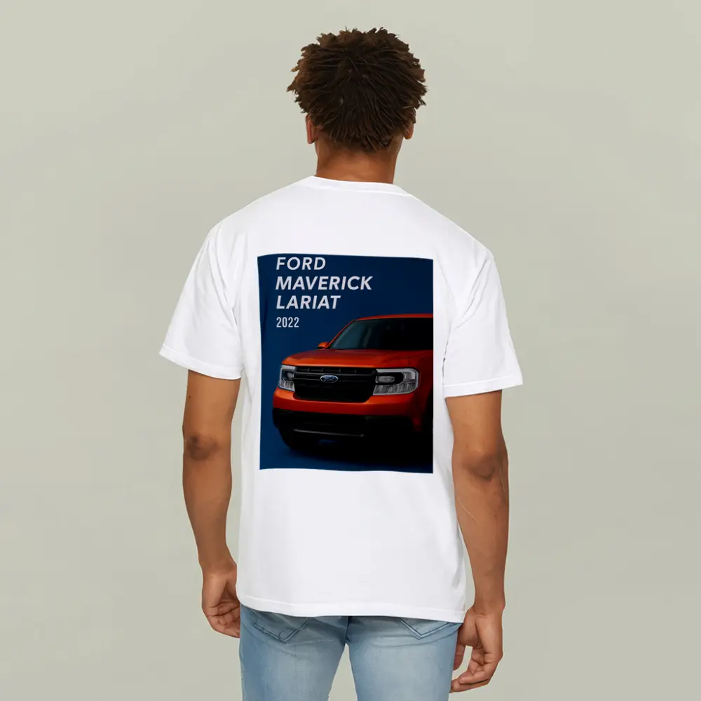 2022 Ford Maverick Lariat Orange Front View – T-Shirts