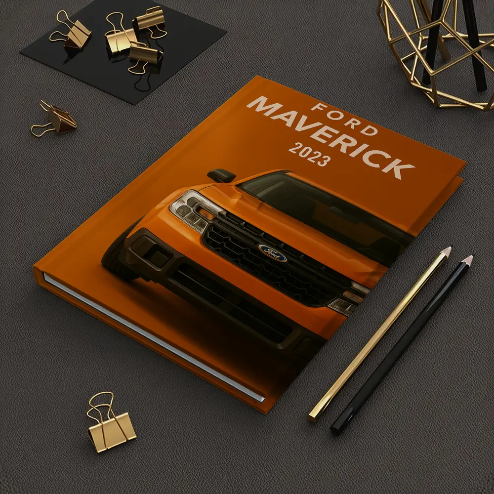Ford Maverick 2023 Orange Front View – Notebooks