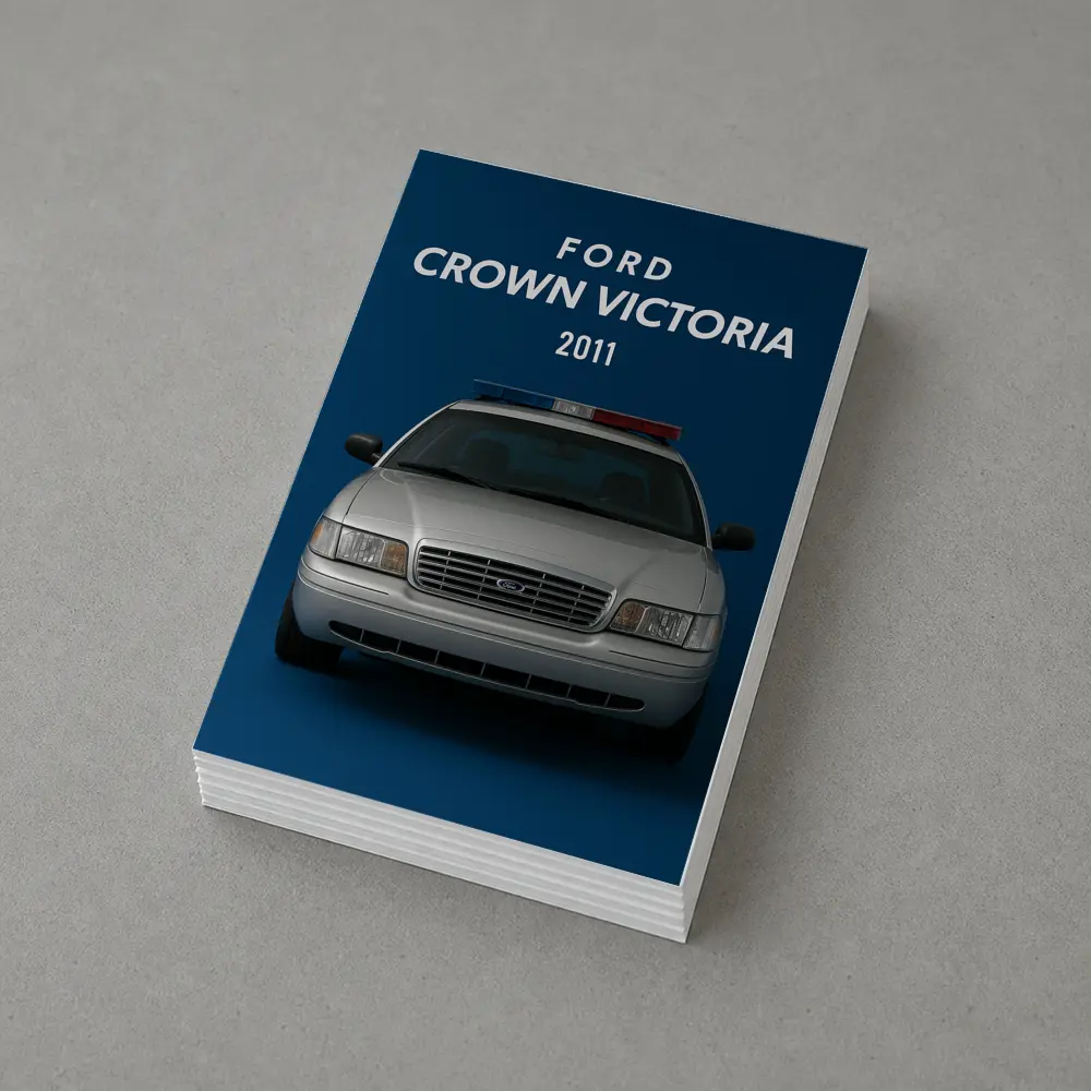 Ford Crown Victoria Police Car Blue Background – Postcards