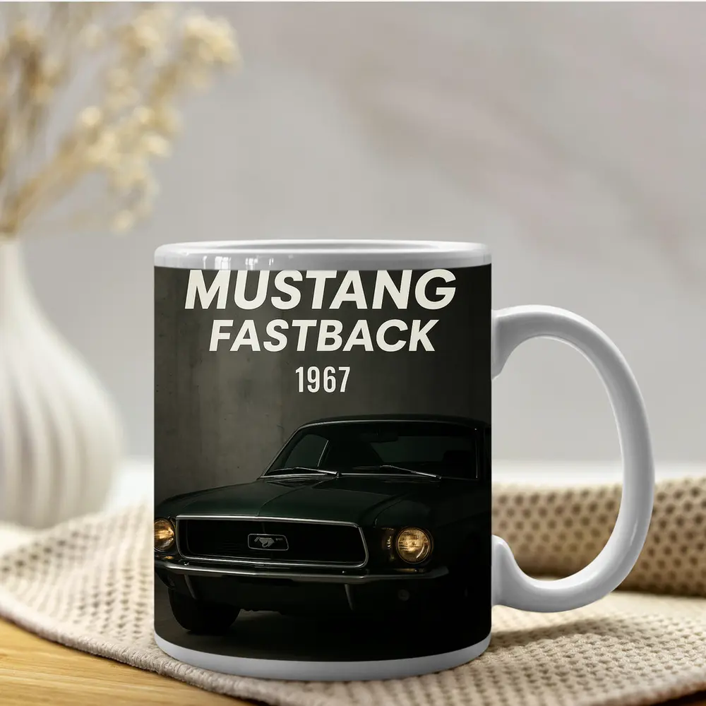 Ford Mustang Fastback 1967 Dark Studio – Mugs