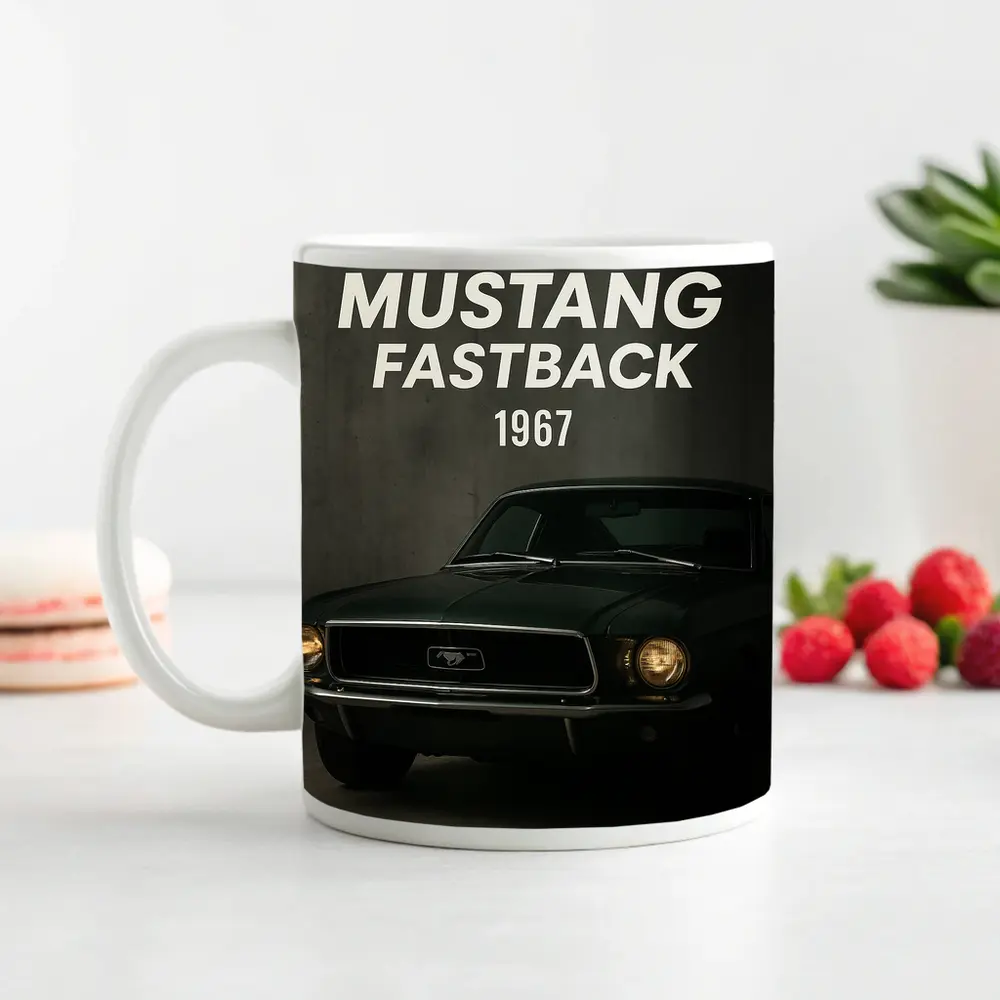 Ford Mustang Fastback 1967 Dark Studio – Mugs