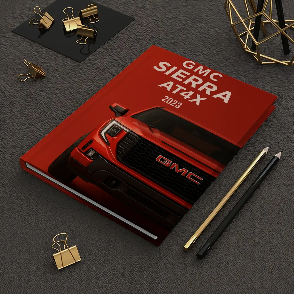 GMC Sierra AT X Red Front View – Notebooks