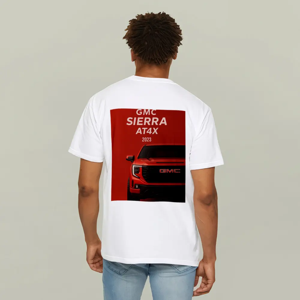 GMC Sierra AT X Red Front View – T-Shirts