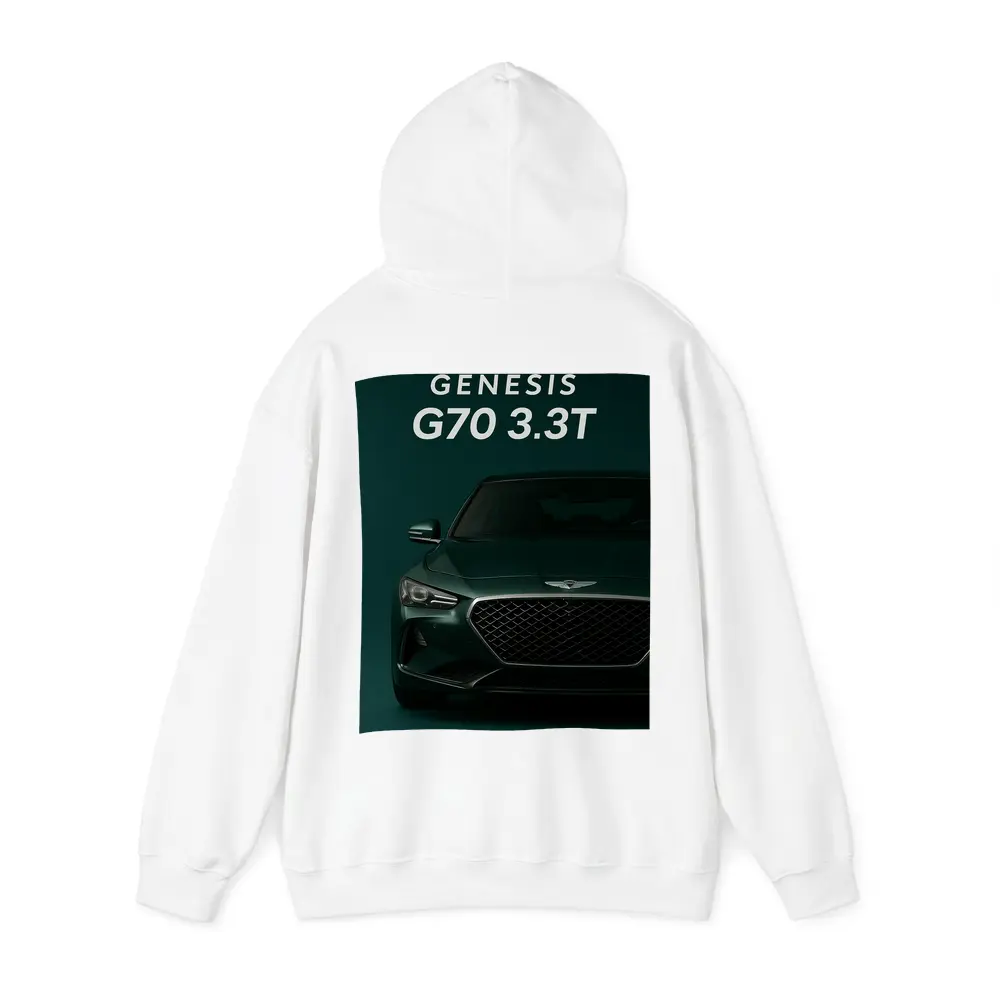 Genesis G70 3.3T Dark Green Front View – Hoodies