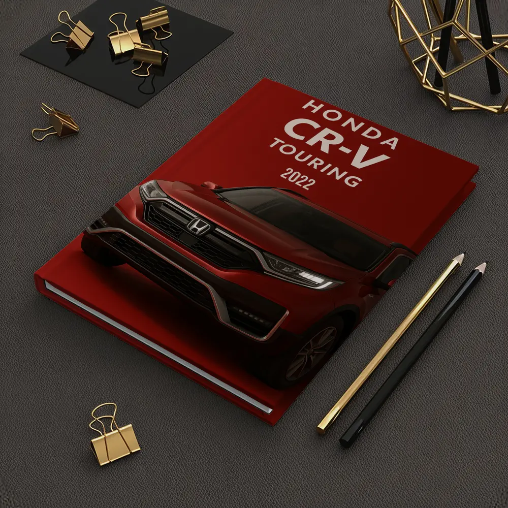 Honda CR-V Touring SUV Red Background – Notebooks