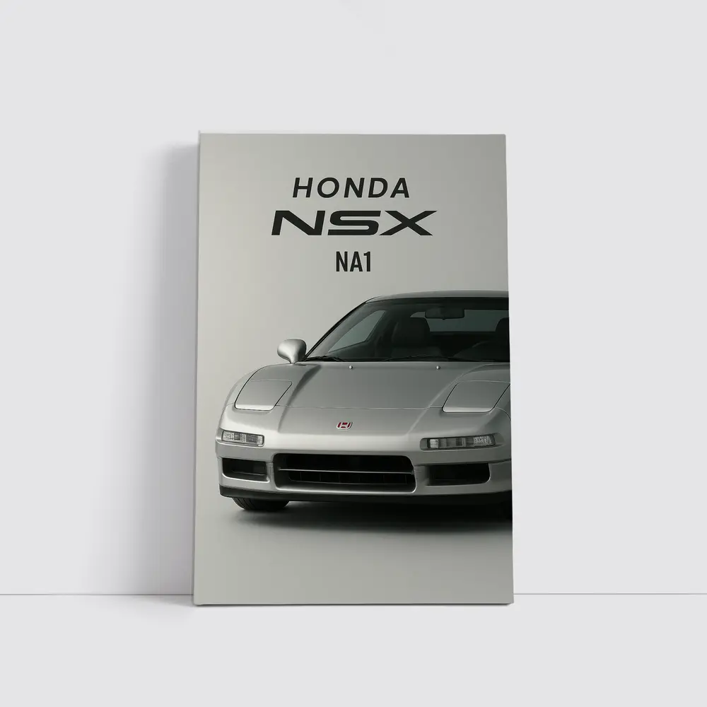 Honda NSX NA1 Silver Front Studio – Wall Art
