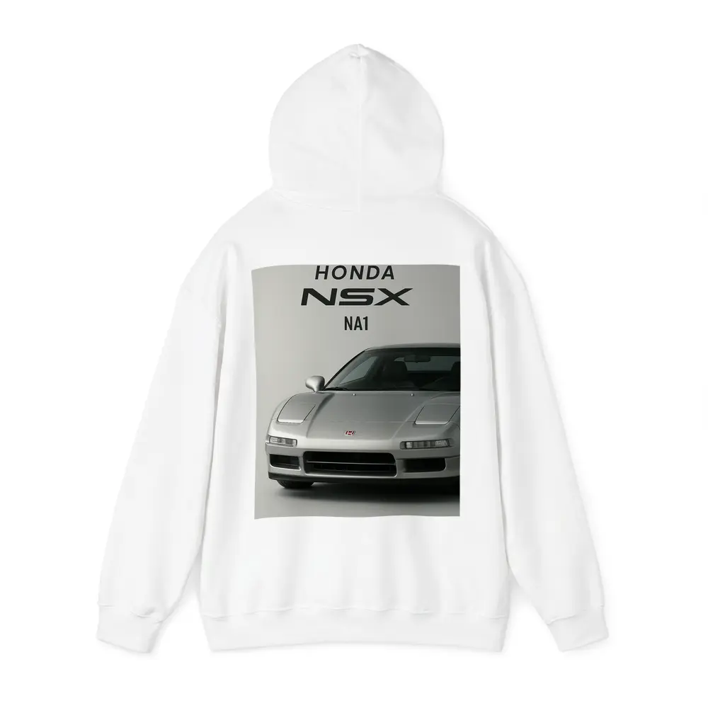 Honda NSX NA1 Silver Front Studio – Hoodies