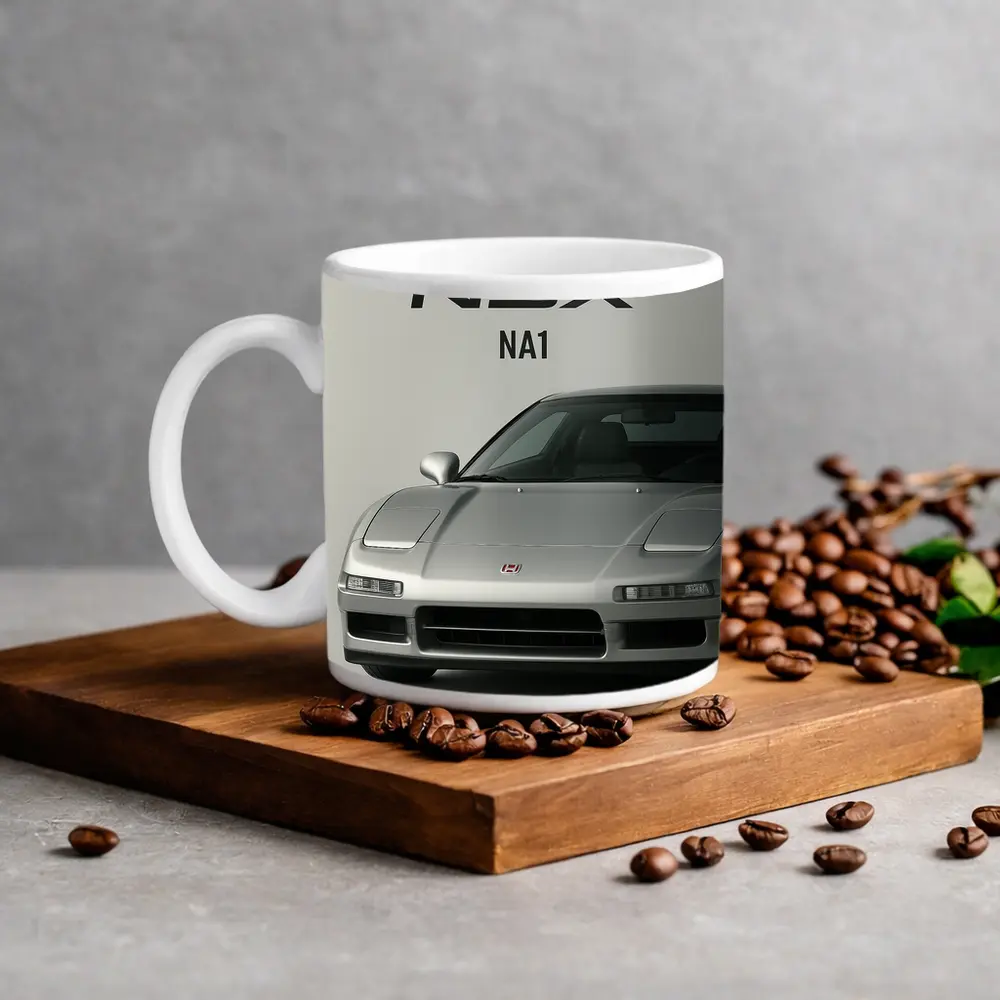 Honda NSX NA1 Silver Front Studio – Mugs