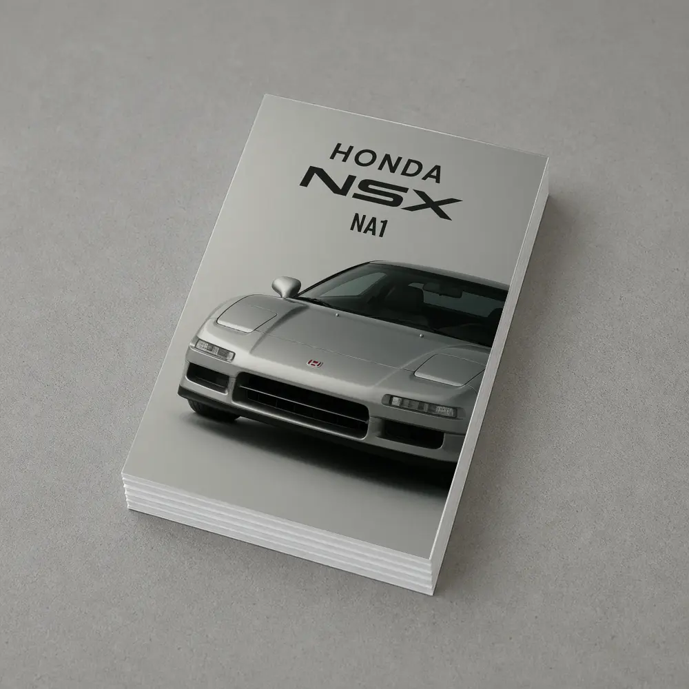Honda NSX NA1 Silver Front Studio – Postcards