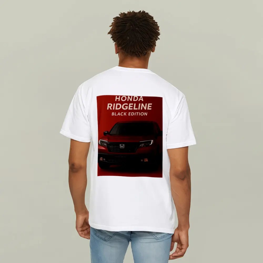 Honda Ridgeline Black Edition Red Background – T-Shirts