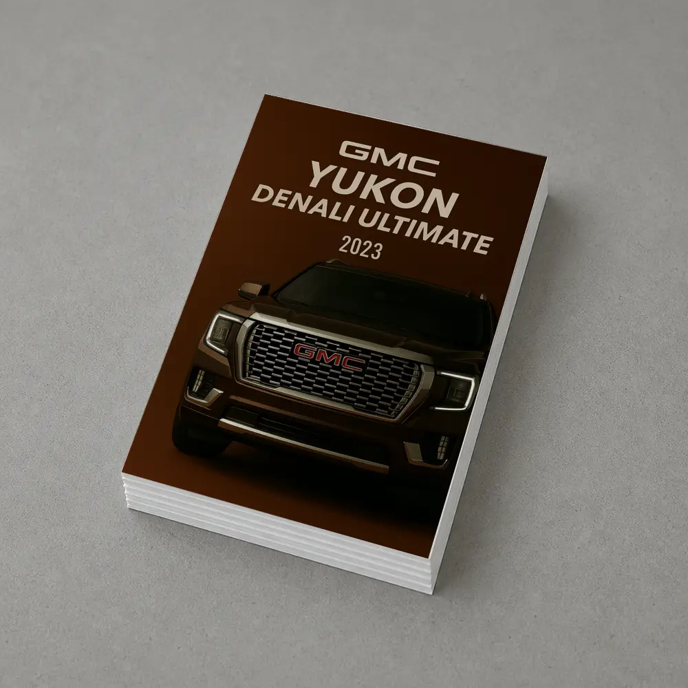 GMC Yukon Denali Ultimate Dark Brown Background – Postcards