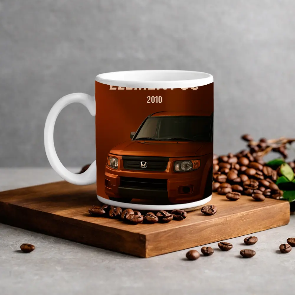 Honda Element SC Orange Studio Art – Mugs