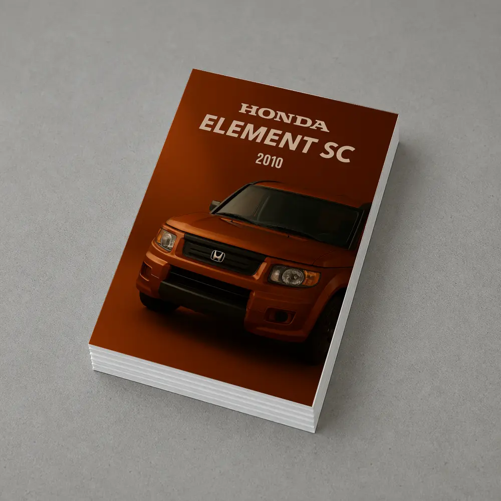 Honda Element SC Orange Studio Art – Postcards