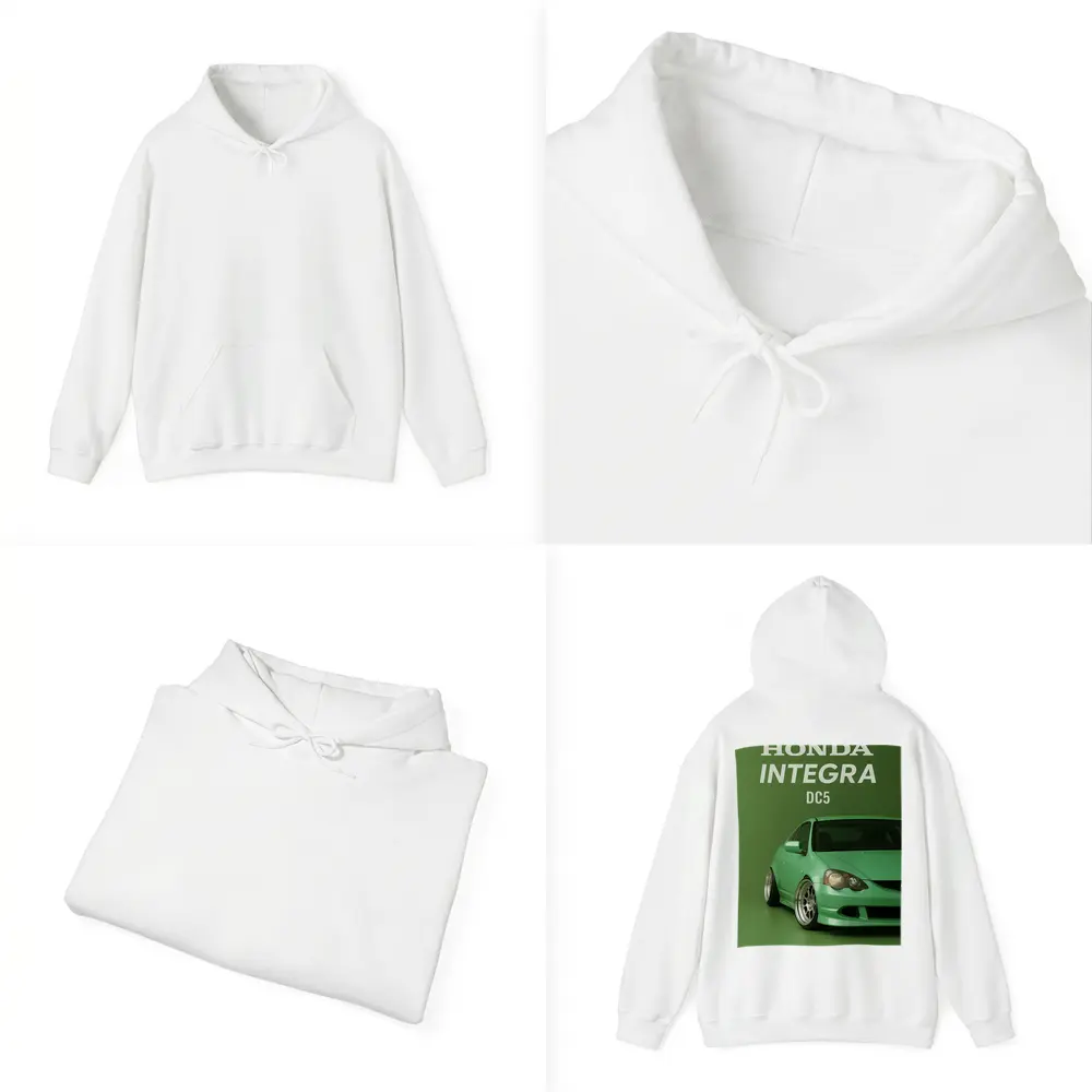 Honda Integra DC5 Green Stance Car Art – Hoodies