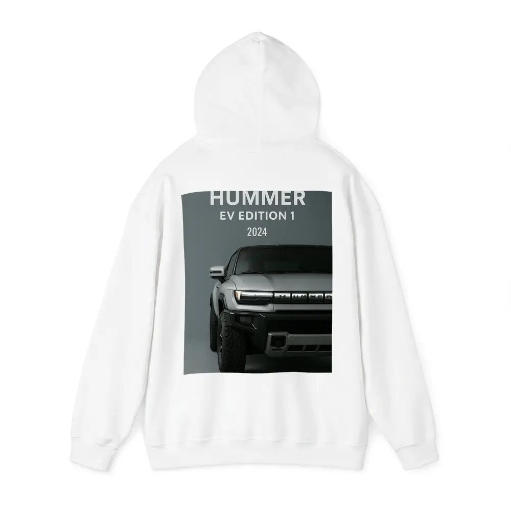 Hummer EV Edition One Silver Truck Front – Hoodies