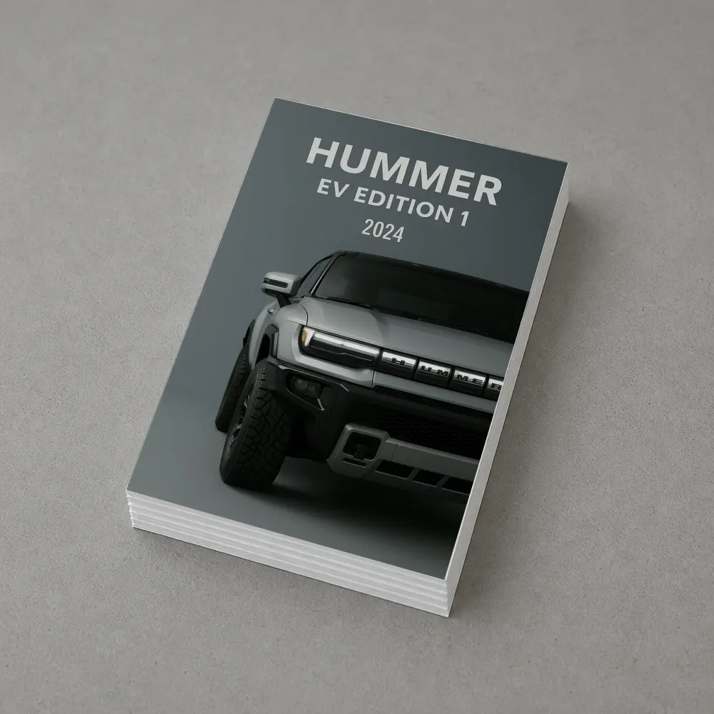 Hummer EV Edition One Silver Truck Front – Postcards