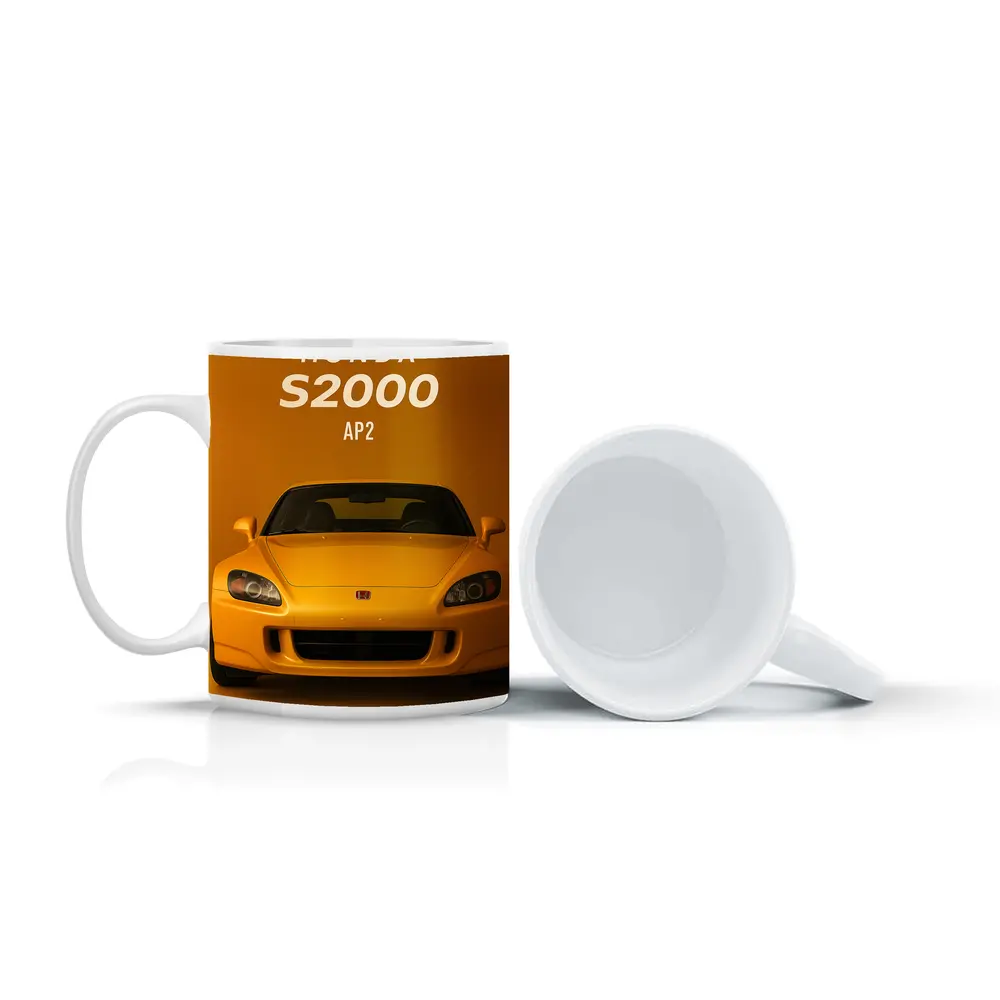 Honda S2000 AP2 Yellow Studio Shot – Mugs