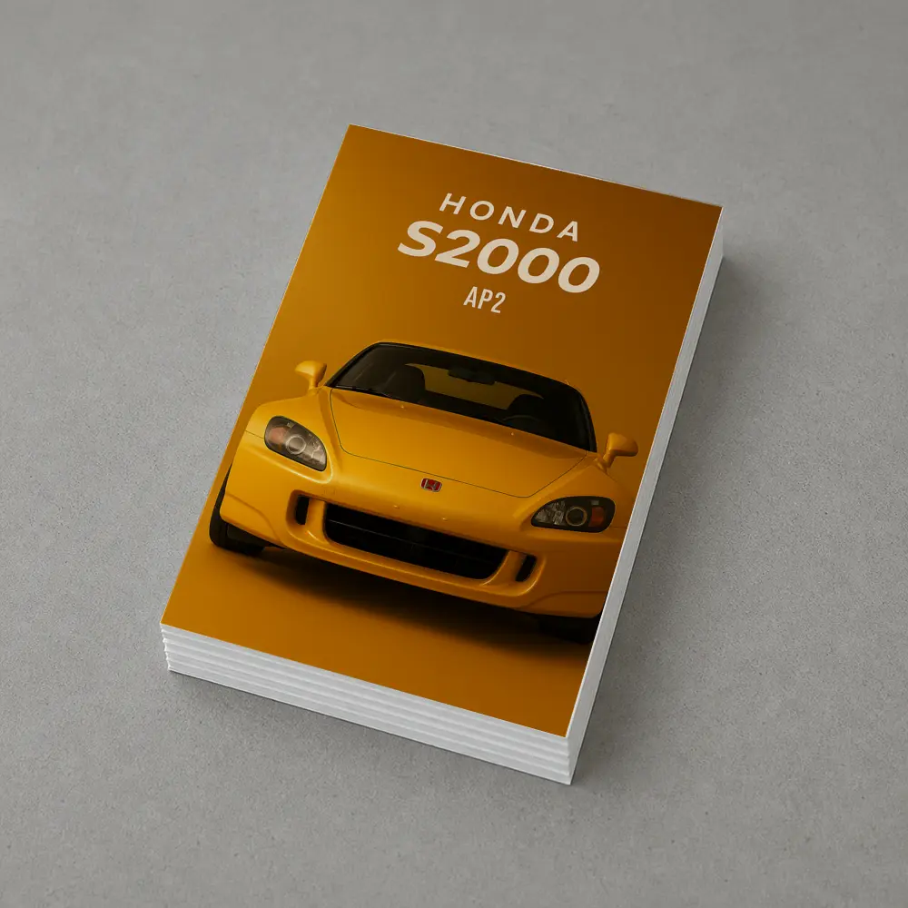 Honda S2000 AP2 Yellow Studio Shot – Postcards
