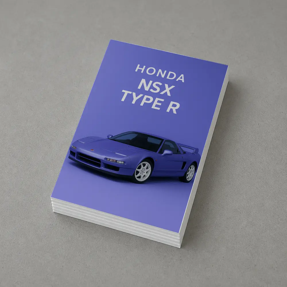 Honda NSX Type R Blue Studio – Postcards