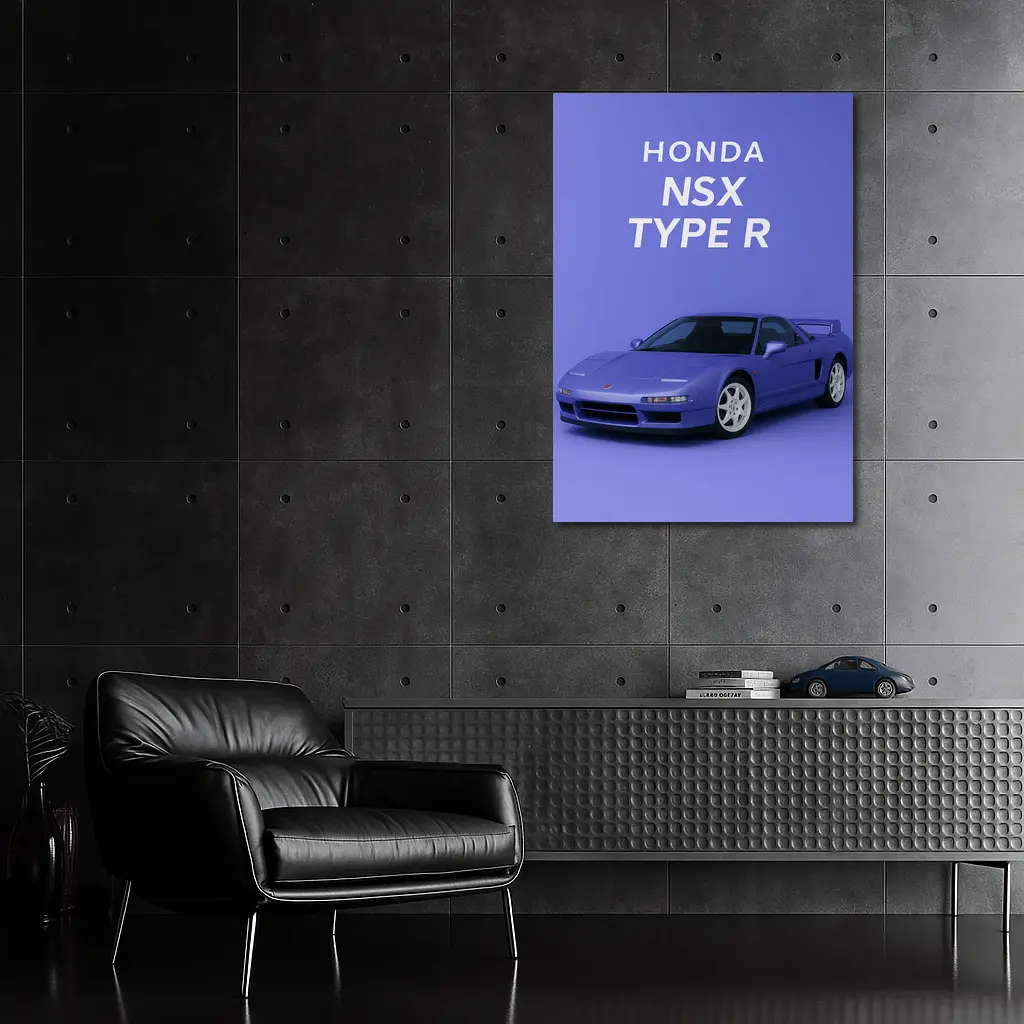 Honda NSX Type R Blue Studio – Wall Art