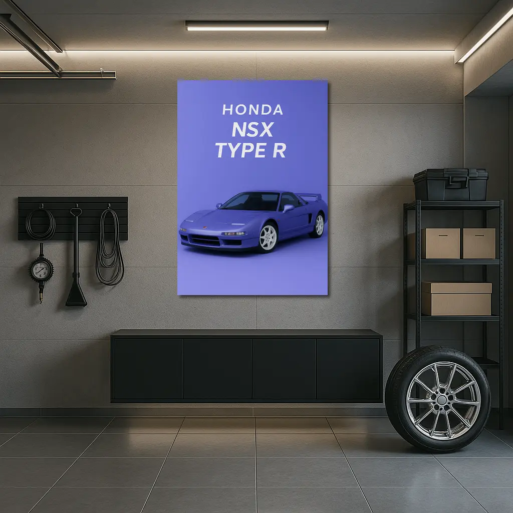 Honda NSX Type R Blue Studio – Wall Art