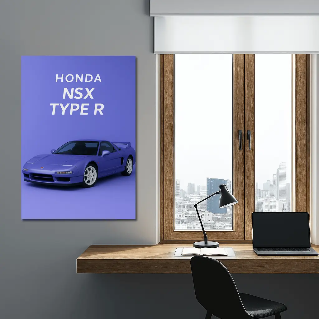 Honda NSX Type R Blue Studio – Wall Art