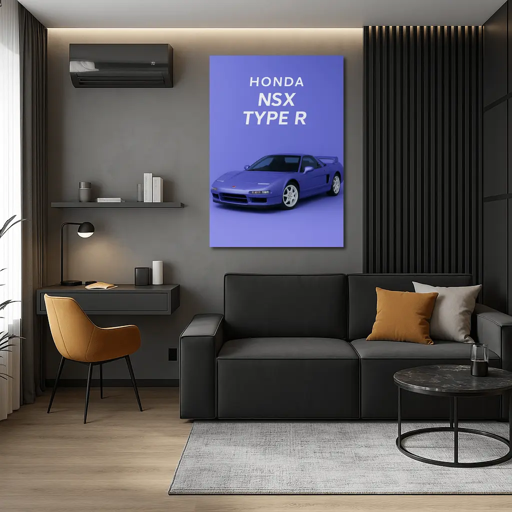 Honda NSX Type R Blue Studio – Wall Art