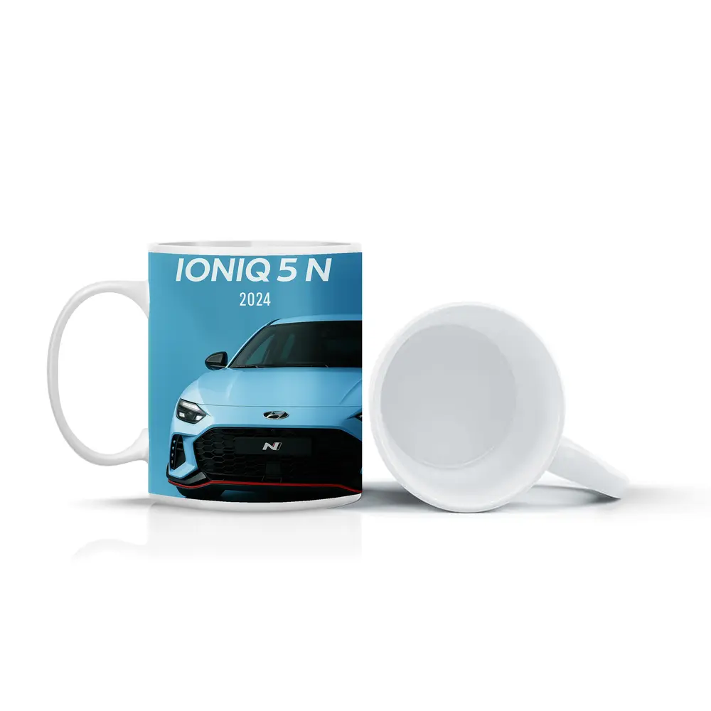 Hyundai Ioniq Five N Front View Blue – Mugs