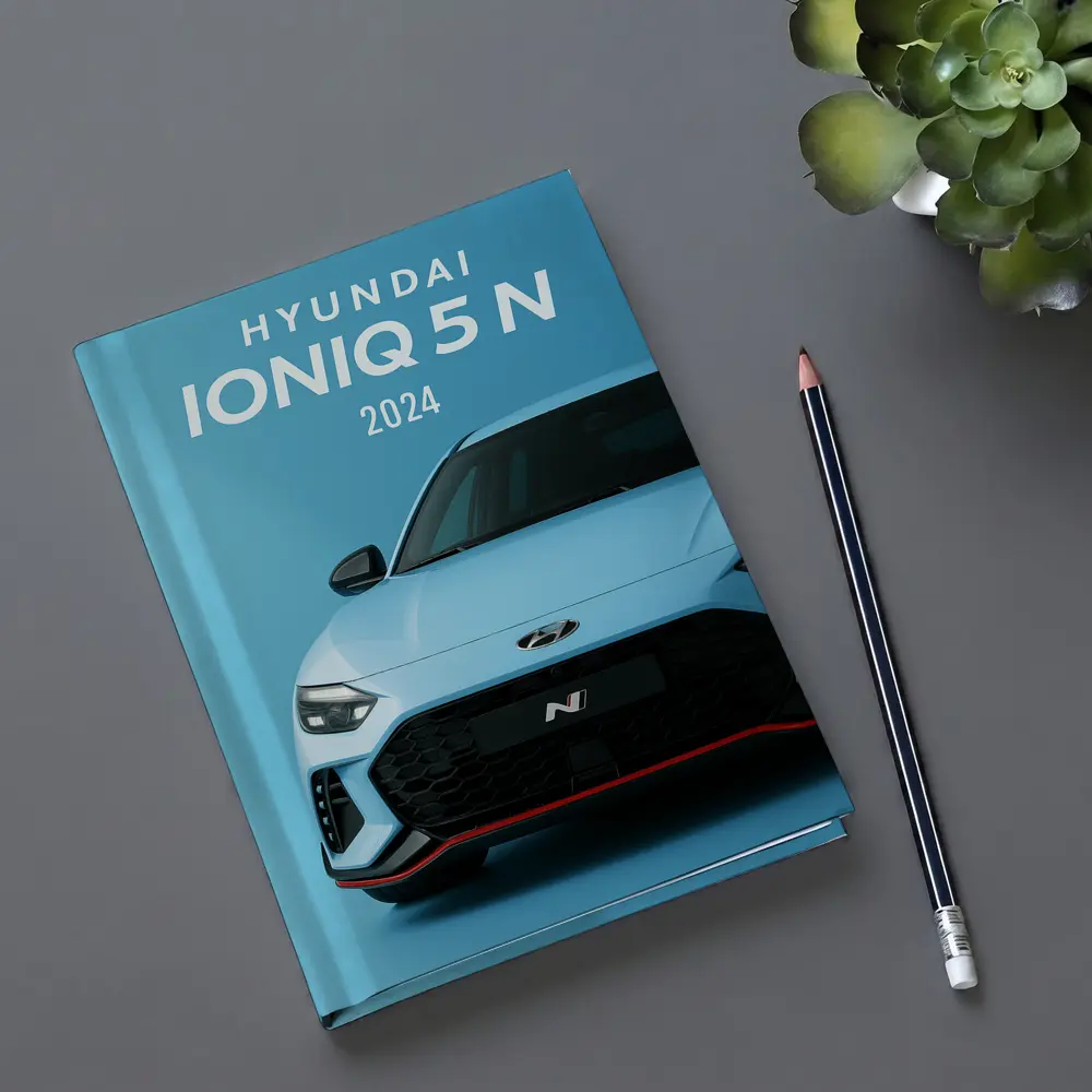 Hyundai Ioniq Five N Front View Blue – Notebooks