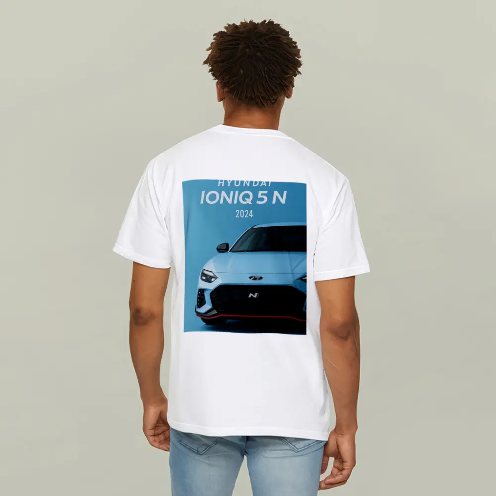 Hyundai Ioniq Five N Front View Blue – T-Shirts
