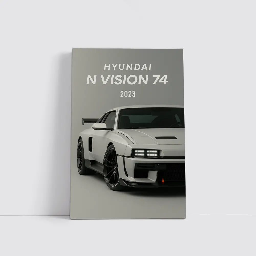Hyundai N Vision 74 Gray Studio – Wall Art