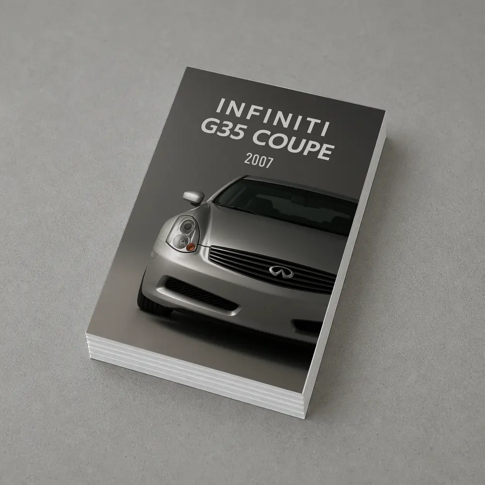 Infiniti G35 Coupe Front View Gray – Postcards