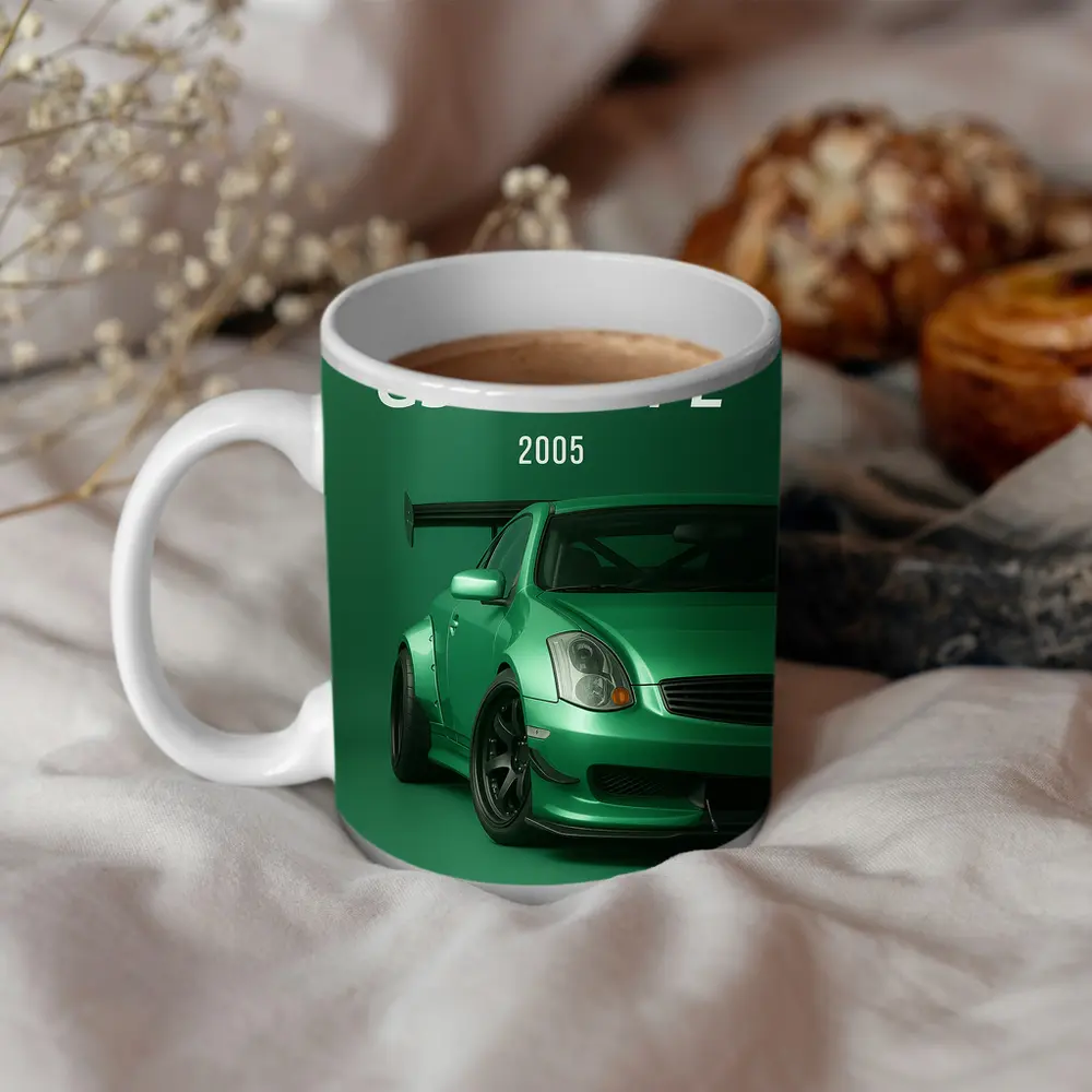 Infiniti G35 Coupe Green Drift Style – Mugs