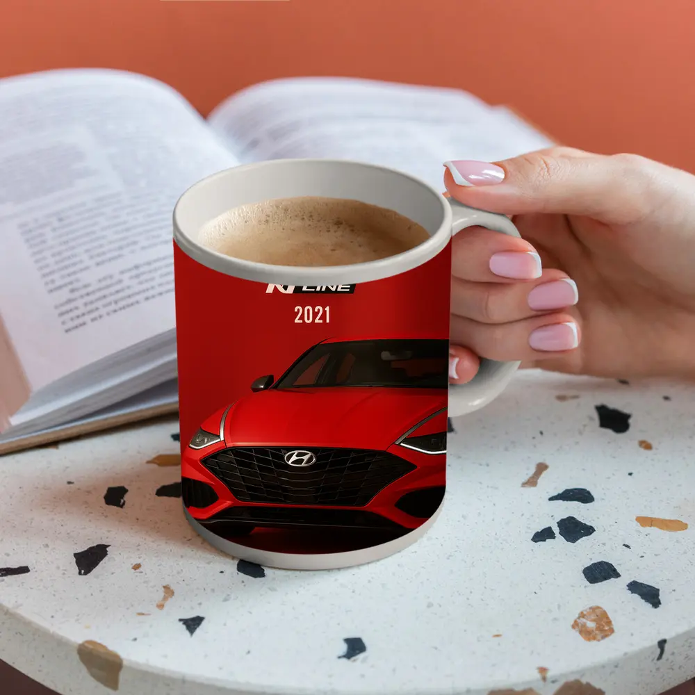 Hyundai Sonata N Line Red Studio – Mugs