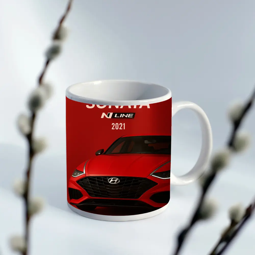 Hyundai Sonata N Line Red Studio – Mugs