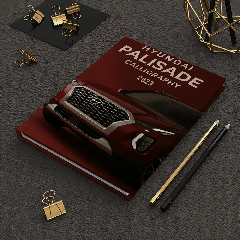 Hyundai Palisade Calligraphy SUV Dark Red – Notebooks