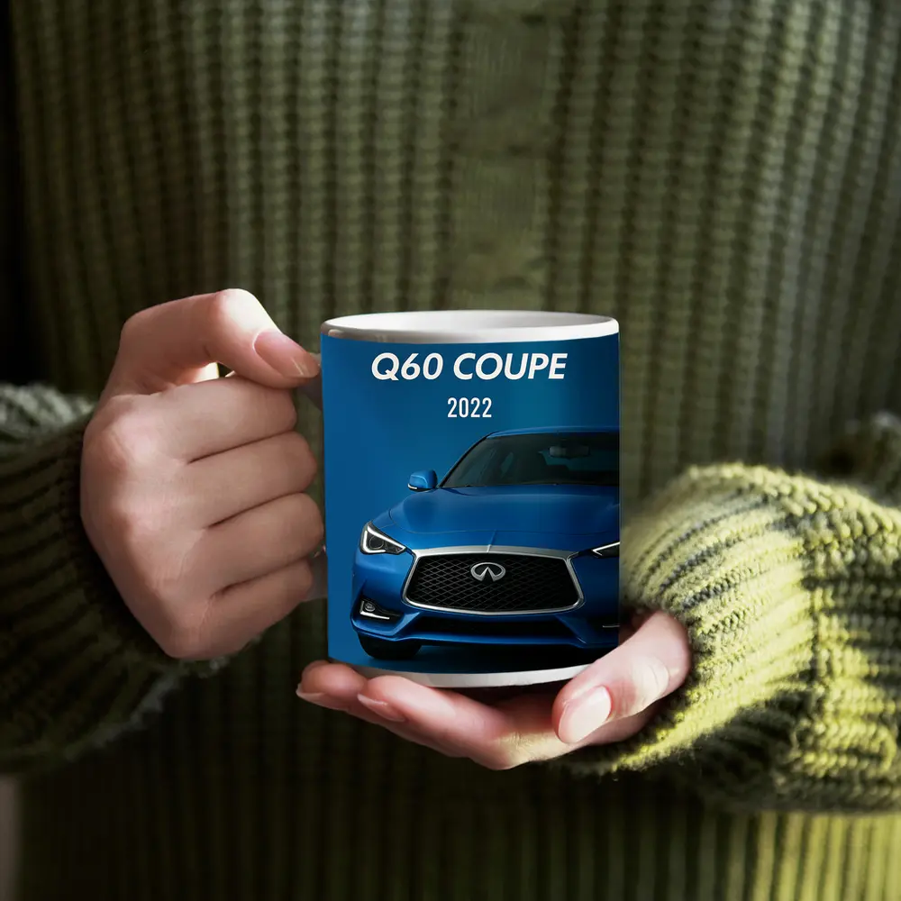 Infiniti Q60 Coupe Blue Studio Shot – Mugs