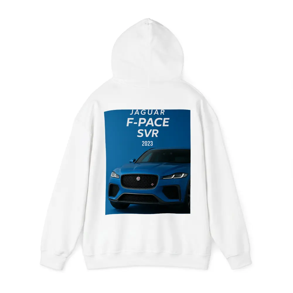 Jaguar F-Pace SVR Blue Studio Shot – Hoodies