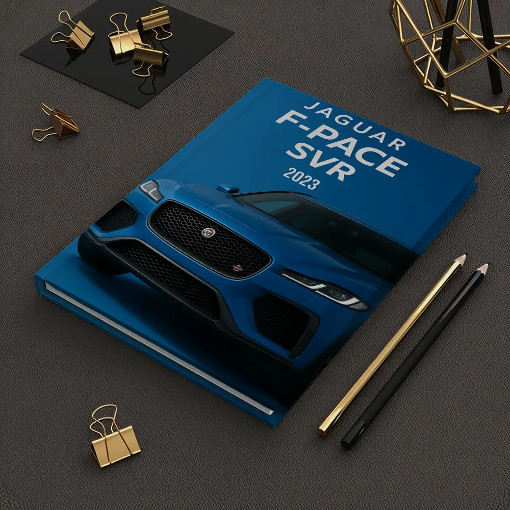 Jaguar F-Pace SVR Blue Studio Shot – Notebooks