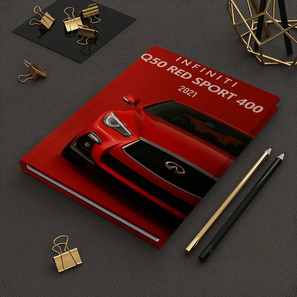 Infiniti Q50 Red Sport Front View – Notebooks