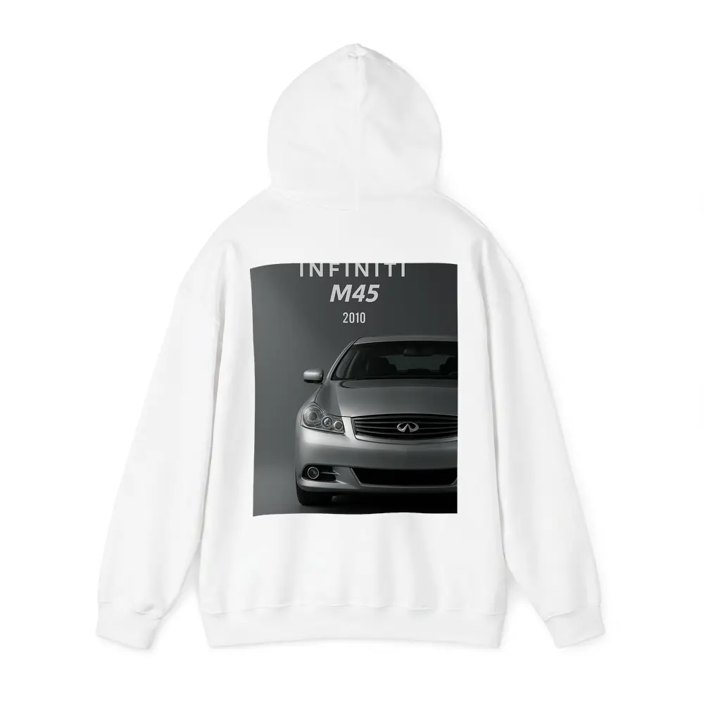 2010 Infiniti M45 Silver Front View – Hoodies